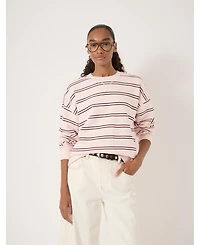 Hush Women's Luca Stripe Heavyweight Sweatshirt