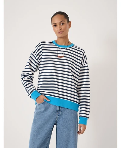 Hush Women's Luca Stripe Heavyweight Sweatshirt