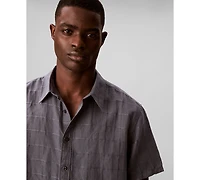 Calvin Klein Men's Yarn-Dyed Plaid Shirt