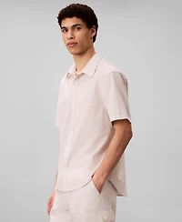 Calvin Klein Men's Yarn-Dyed Plaid Shirt