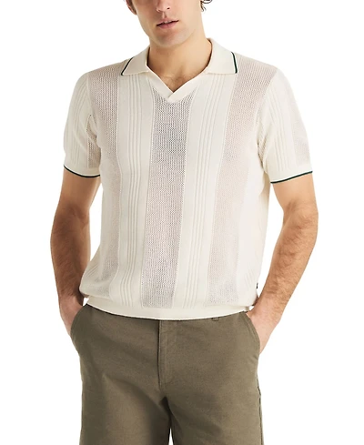 Nautica Men's Short-Sleeve Polo Sweater