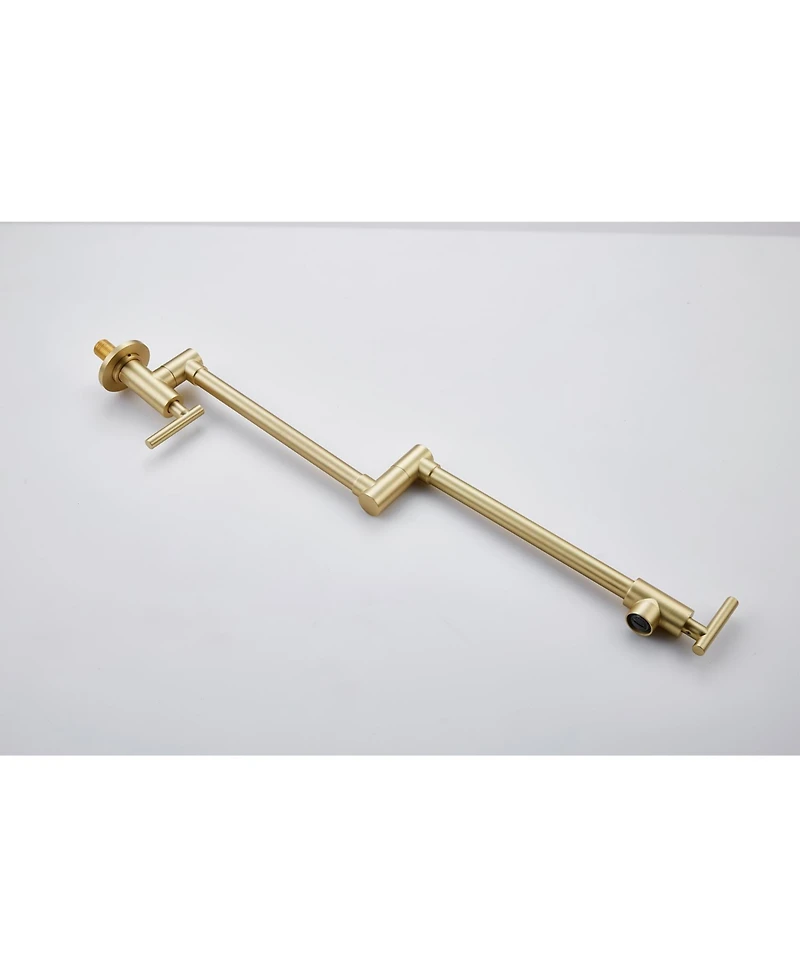 Busdays Wall Mount Folding Kitchen Pot Filler Faucet