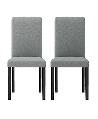 Sugift Mid Century Modern Dining Chairs Set of Two