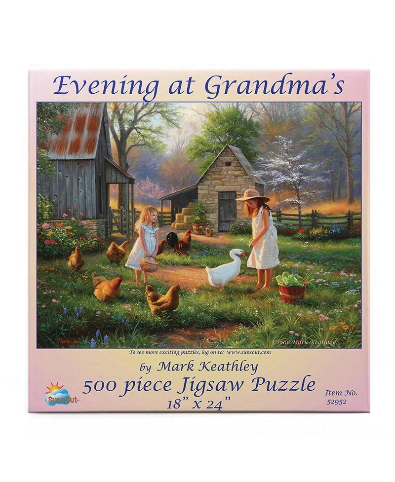 SunsOut Evening at Grandma's 500 piece Jigsaw Puzzle for Adults Mothers Day