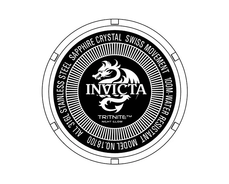 Invicta Men's 18100 Specialty Quartz Dial Watch