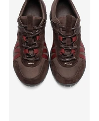 Forever & Always Shoes Women's Fiera Leather Mesh Sneaker