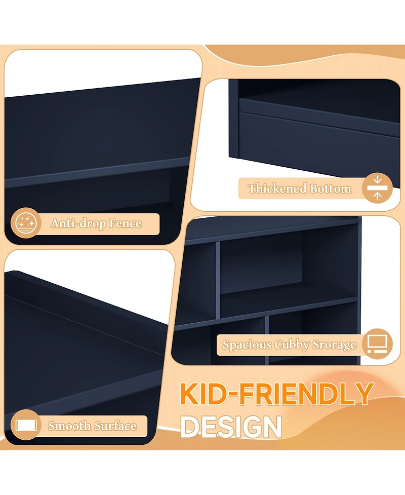 Rainsken 5 Cube Kids Bookcase