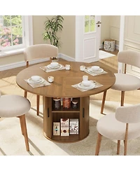 gaomon 47 Inch Round Dining Table for 4