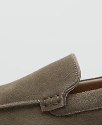 Mango Men's Split Leather Shoes