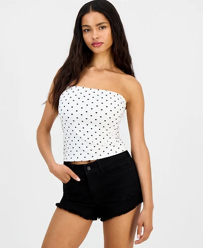 Just Polly Juniors' Polka-Dot Tube Top