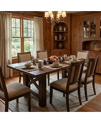 gaomon Wood Farmhouse Dining Table for 6-8, Heavy Duty Large Kitchen Table, 70.87" Long Rectangular Dining Room Tables