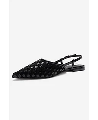 Prologue Shoes Women's Chanda Pointed Toe Woven Sandal
