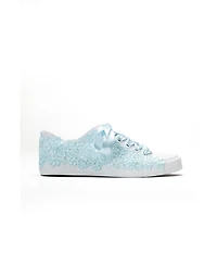 Forever & Always Shoes Women's Azure Lace Bloom Bridal Sneaker