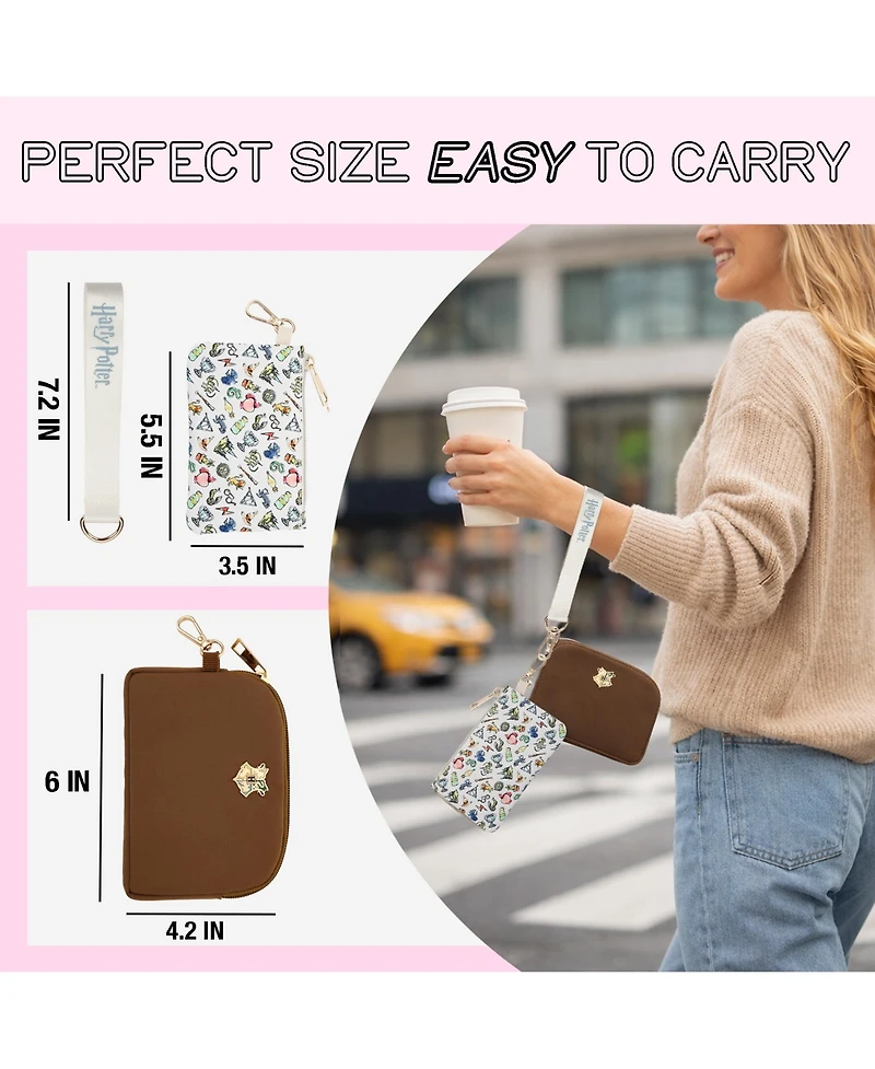 Harry Potter Magical Icons 2-Piece Adult Coin Purse and Wristlet