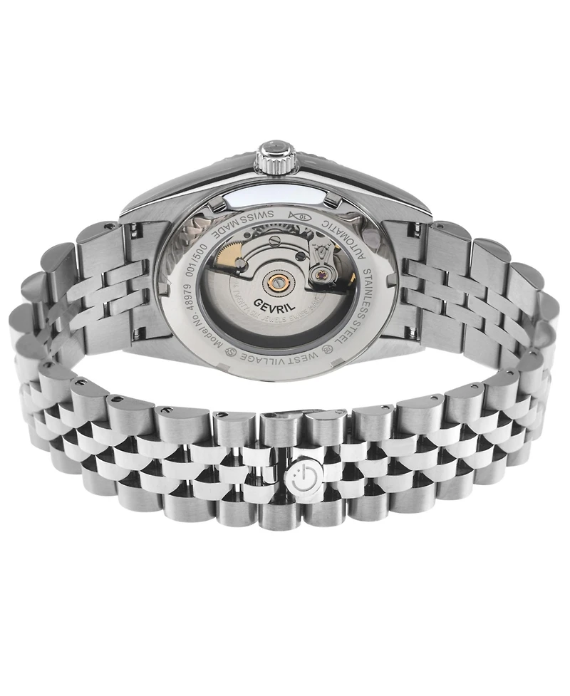 Gevril Men's West Village Swiss Automatic Bracelet Watch