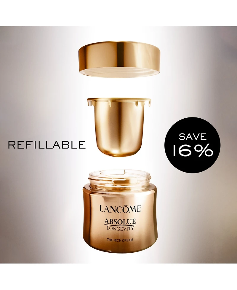 Lancome Absolue Revitalizing & Brightening Rich Cream With Grand Rose Extracts Refill, 2 oz.