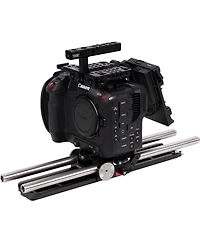 Wooden Camera Unified Accessory Kit with Battery Slide Pro Mount for Canon C70 Camera