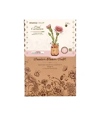 Flash Popup Diy Carnation 124-Piece 3D Wood Puzzle