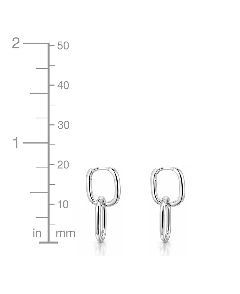 And Now This Oblong Post + J Hoop+ Hinge Hoop Earrings Set
