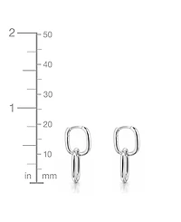 And Now This Oblong Post + J Hoop+ Hinge Hoop Earrings Set