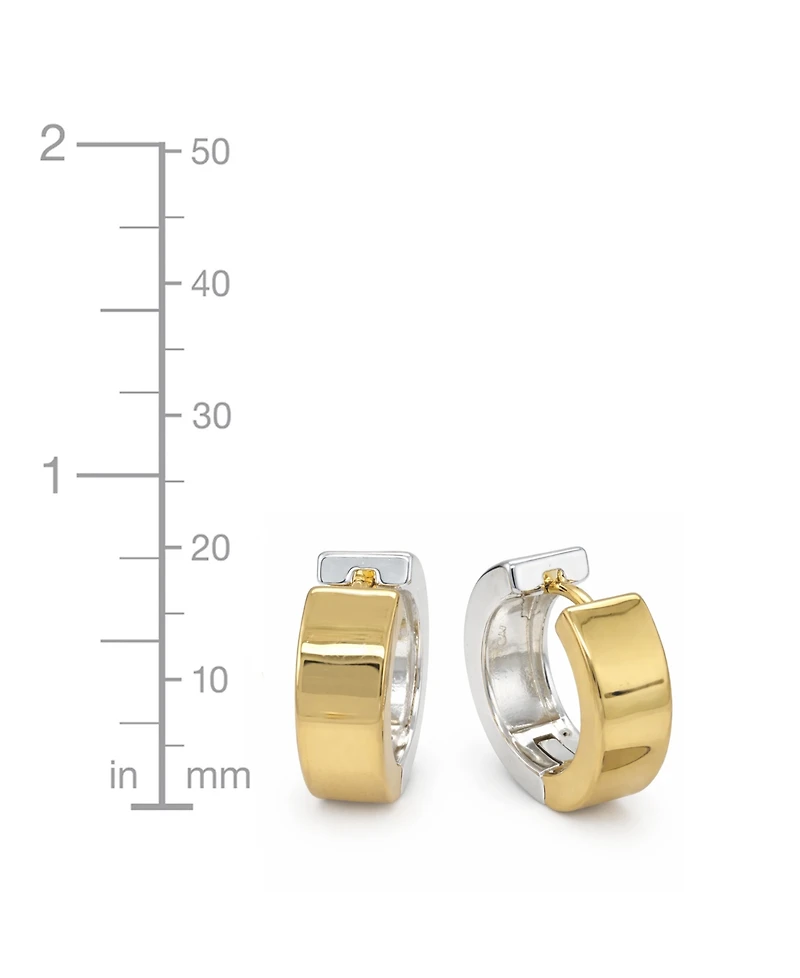 And Now This Reversable Hinge Hoop Earrings