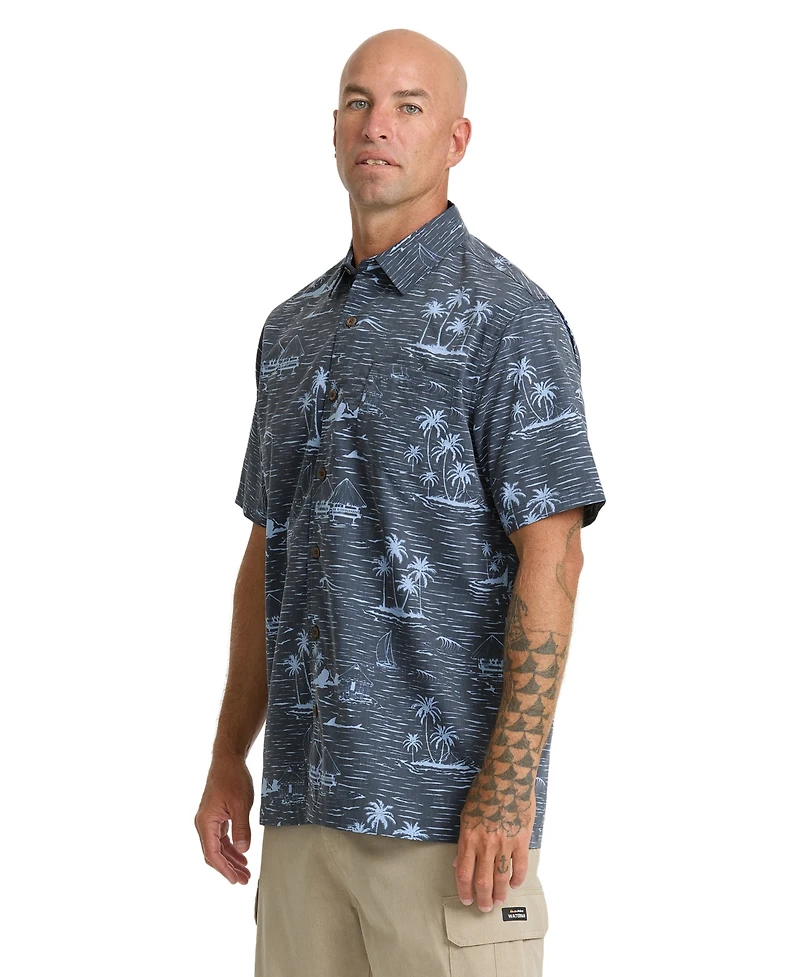 Quiksilver Waterman Men's Azure Collared Shirt