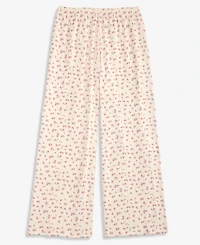 With Jules Girls' 7-16 Printed Lightweight Ribbed Pants