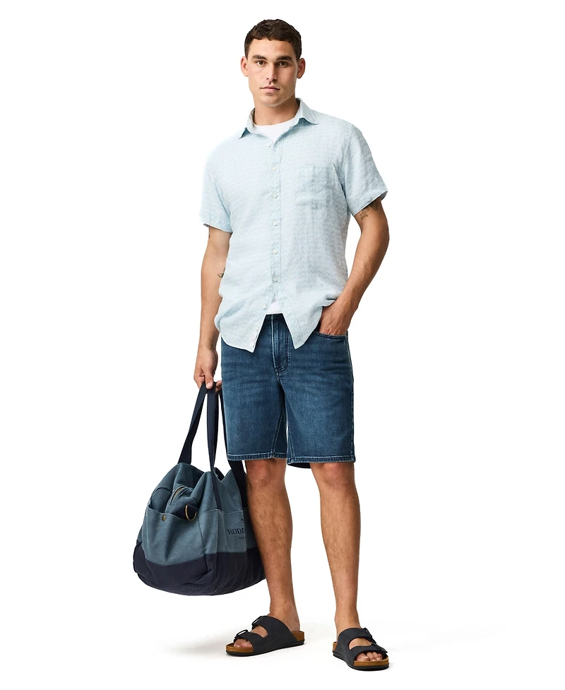 Rodd & Gunn Men's Glenene Short Sleeve Sport Fit Linen Shirt