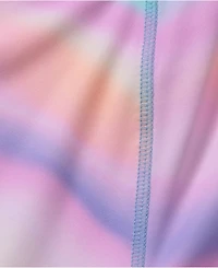 Lands' End Girls Slim Short Sleeve Crew Neck Swim Rash Guard