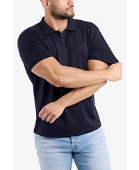 X-Ray Men's Short Sleeve New Rib Polo Shirt