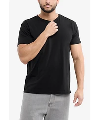 X-Ray Men's Basic Henley Neck Short Sleeve T-Shirt