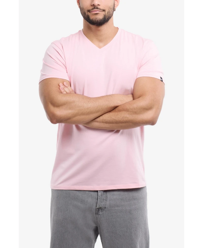 X-Ray Men's Basic V-Neck Short Sleeve T-shirt