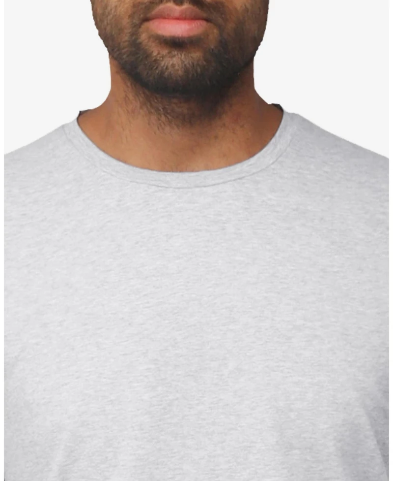 X-Ray Men's Soft Stretch Crew Neck Long Sleeve T-shirt