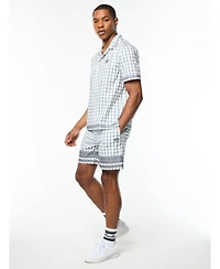 Sergio Tacchini Men's Quadretto Cabana Shirt