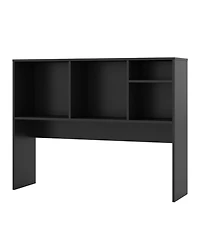 Gouun Desktop Bookcase with 4 Cubbies and Open Back Compartment