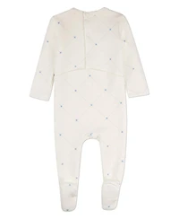 MeMoi Baby Boys "Stars and Stitching" Cotton/Rayon-Blend Footie
