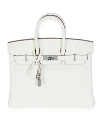 Pre-Owned HERMES Mushroom Swift Birkin 25 Phw