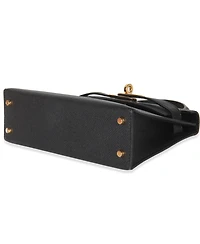 Pre-Owned HERMES Black Epsom Sellier Mini Kelly Ii 20 Ghw