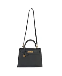Pre-Owned HERMES Black Epsom Kelly Sellier 28 Ghw