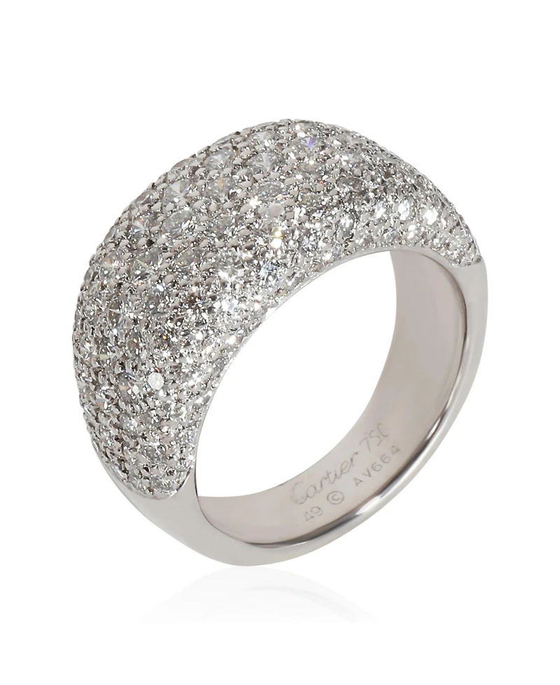 Pre-Owned Cartier Cartier Vintage Diamond Ring in 18k Gold 3.5 Ctw