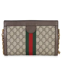Pre-Owned Gucci Beige Gg Supreme Web Ophidia Gg Small Shoulder Bag