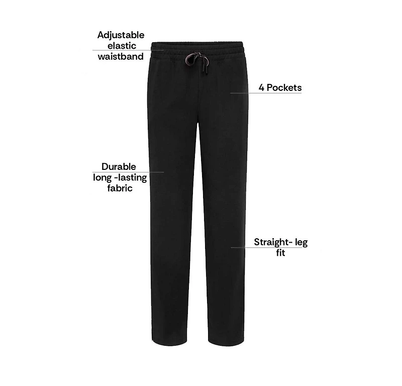 Jaanuu Men's Ultra last Essential Performance 5-Pocket Scrub Set