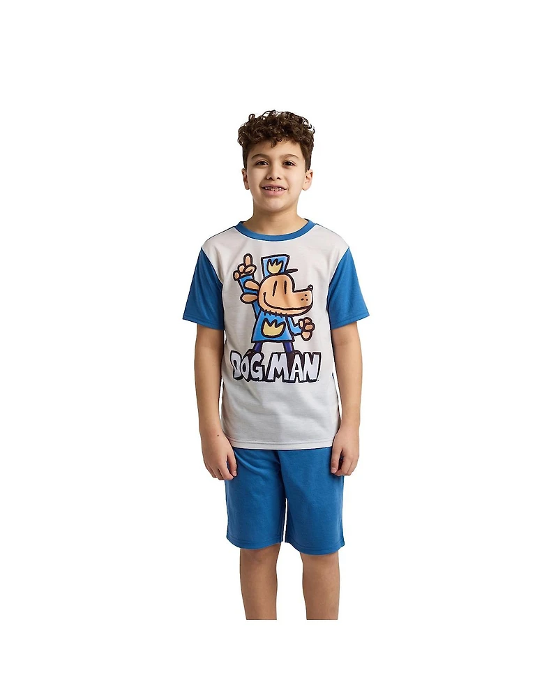 Dog Man Big Boys Character Print 4-Pack Pajama Set