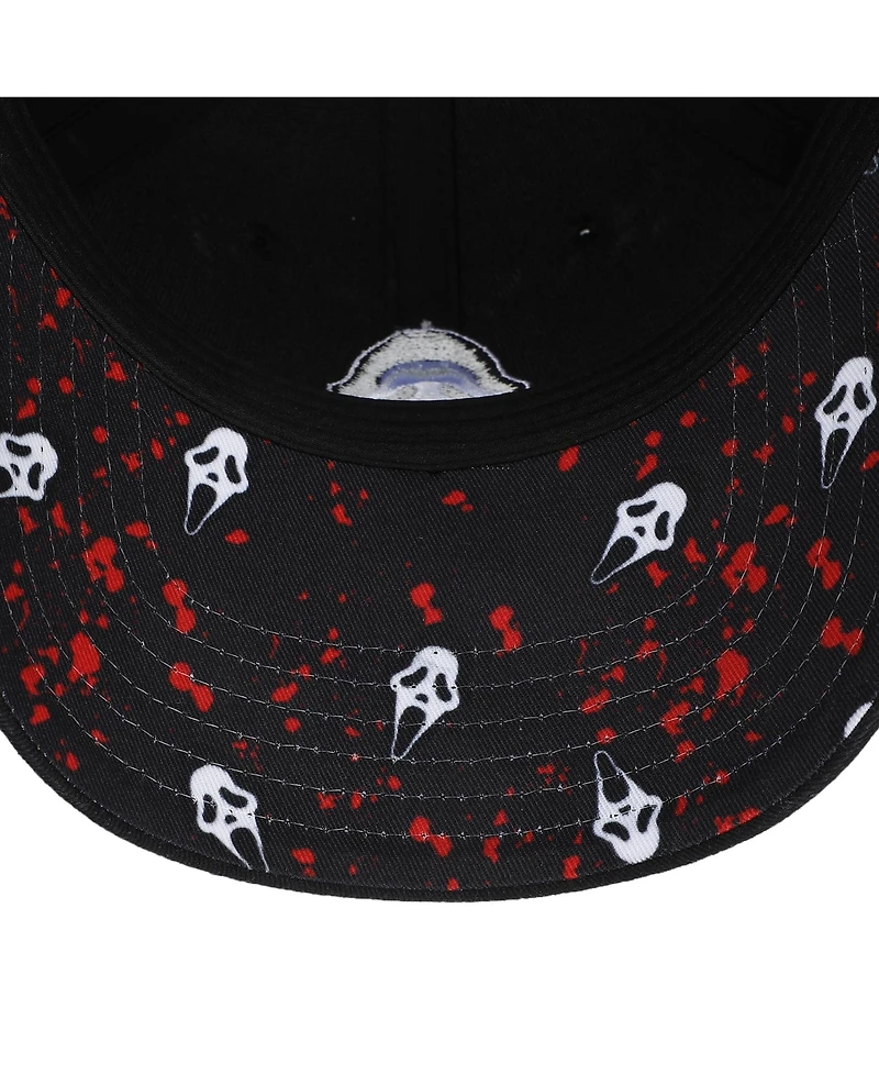 Ghostface Men's Character Embroidered Aop Baseball Cap