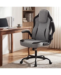 Sugift Ergonomic Office Chair with Flip Up Armrests for Desk Use
