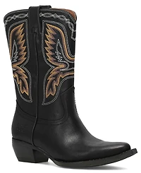 Frye and Co. Women's Irlene Short Deco Stitch Almond Toe Boots