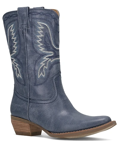 Frye and Co. Women's Irlene Short Deco Stitch Almond Toe Boots