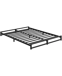 Homfan Metal Platform Bed Frame with Steel Slats Support, Mattress Foundation,Easy Assembly