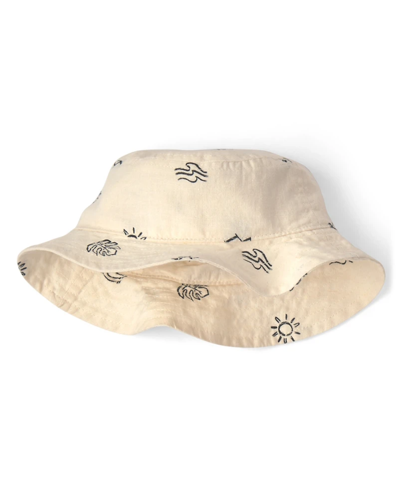 Carter's Baby Boys' Linen-Blend Top, Shorts and Hat, 3-Piece Set