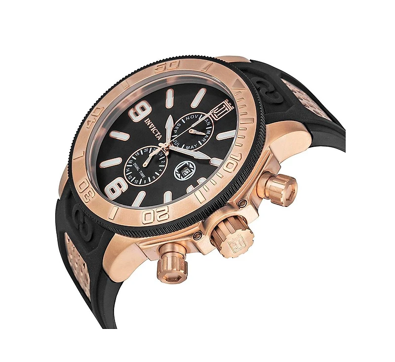 Invicta Men's 13689 Jt Quartz Chronograph Mother of Pearl Dial Watch